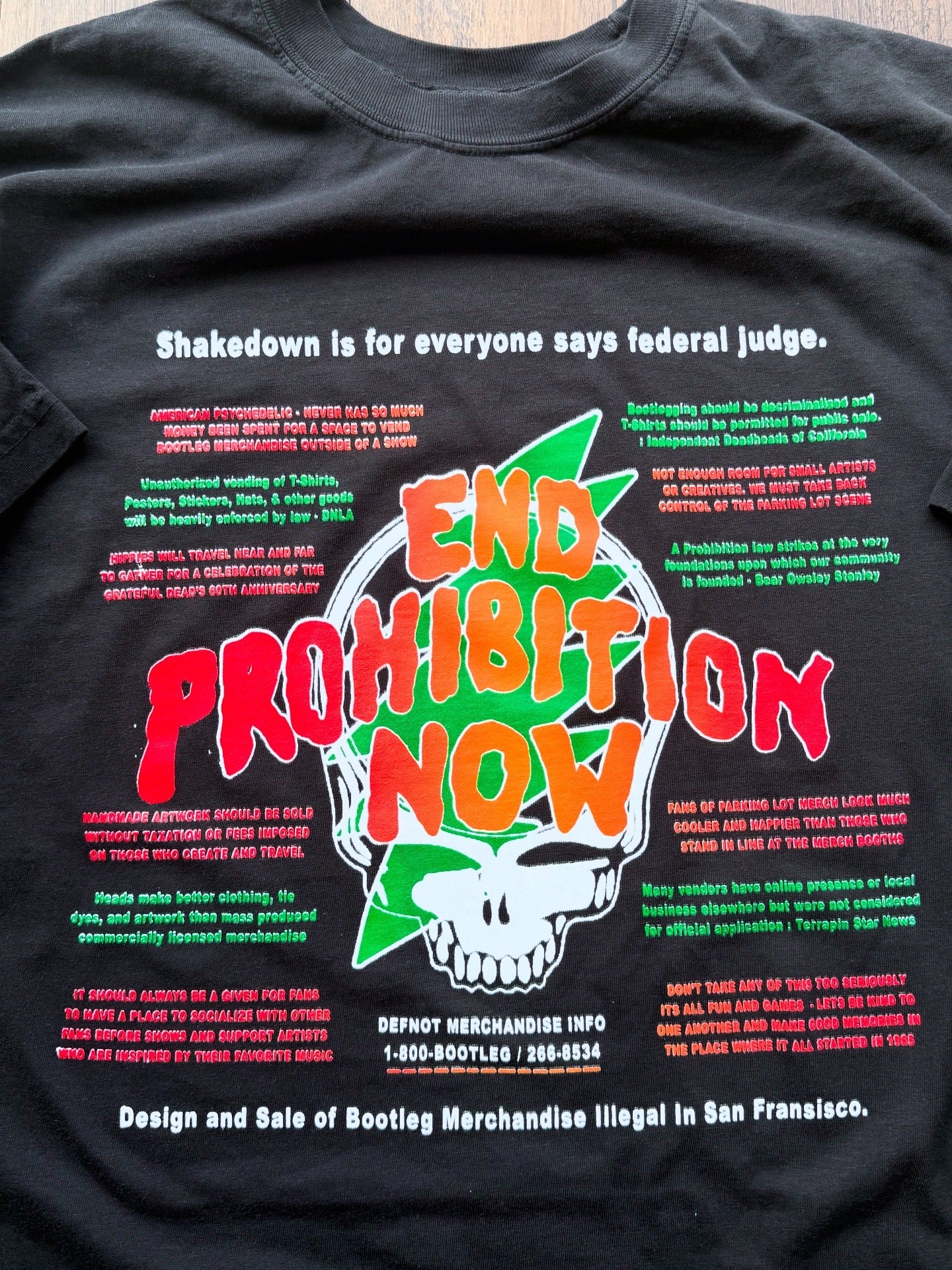 End Prohibition Tee - Black