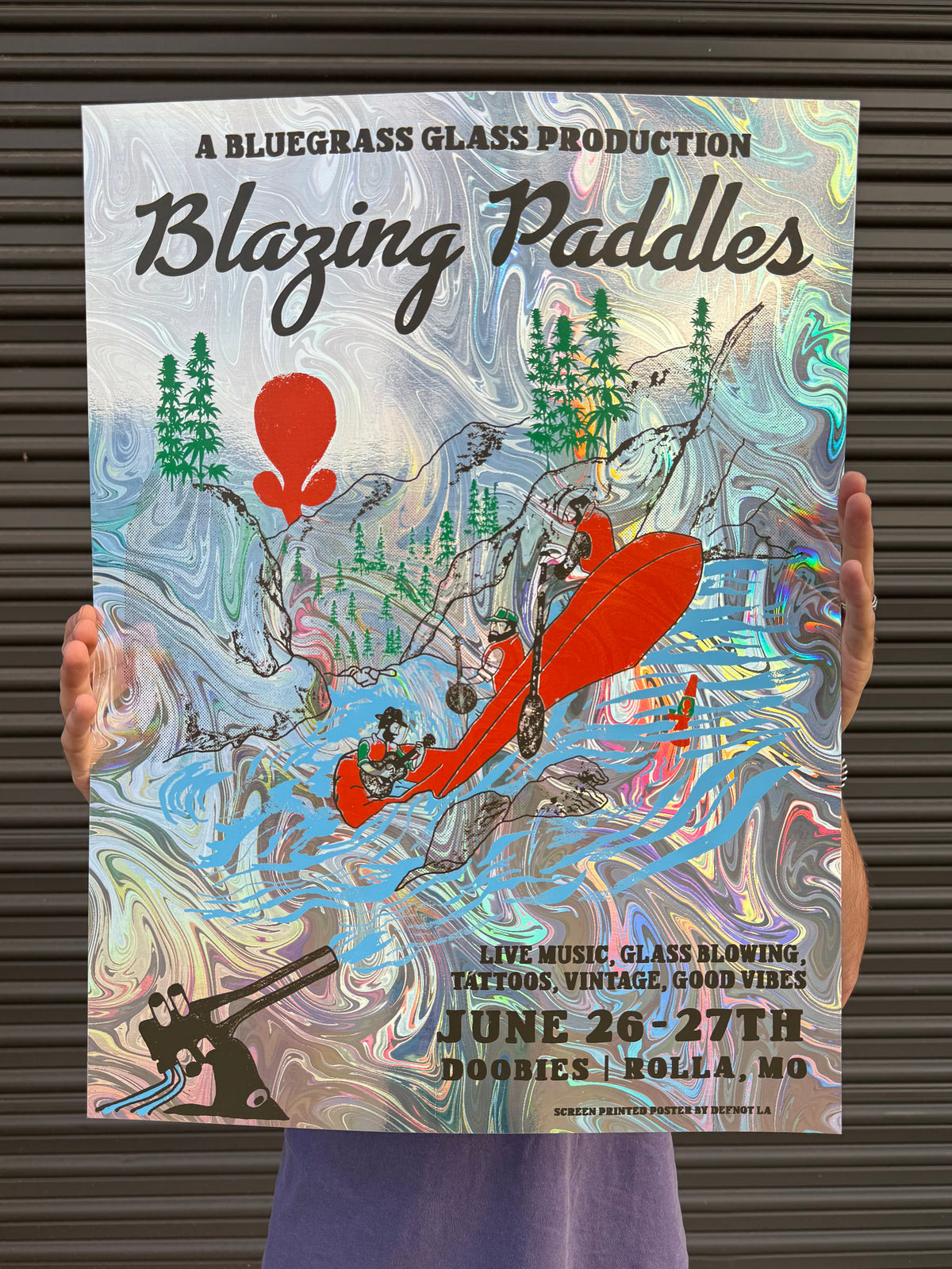 Blazing Paddles 2026 Poster 18x24 (Foil - Edition of 50)