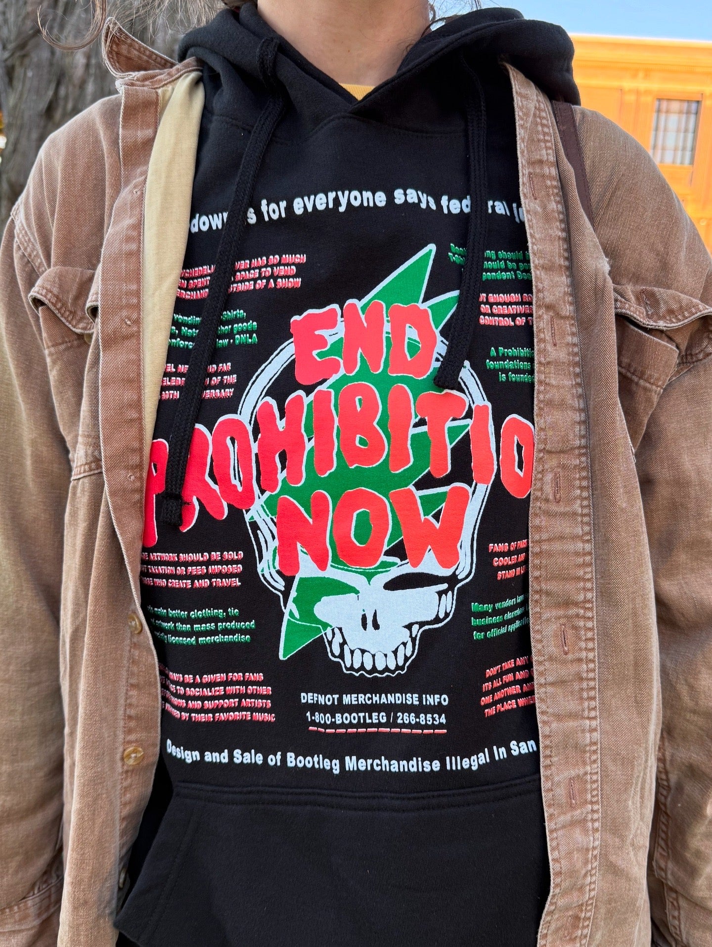 End Prohibition Hoodie - Black