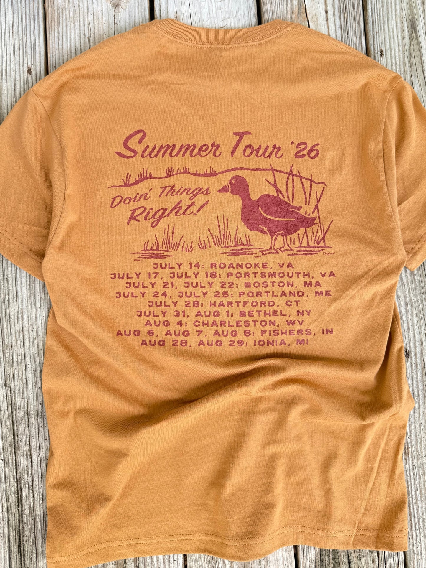 Summer 2026 Tee - Mustard