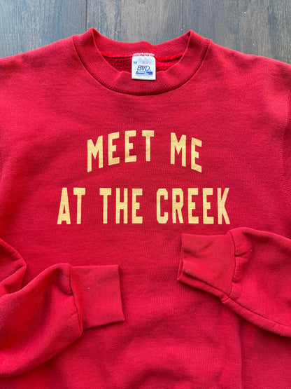 Meet Me At The Creek Crewneck - Medium (VINTAGE UPCYCLED)
