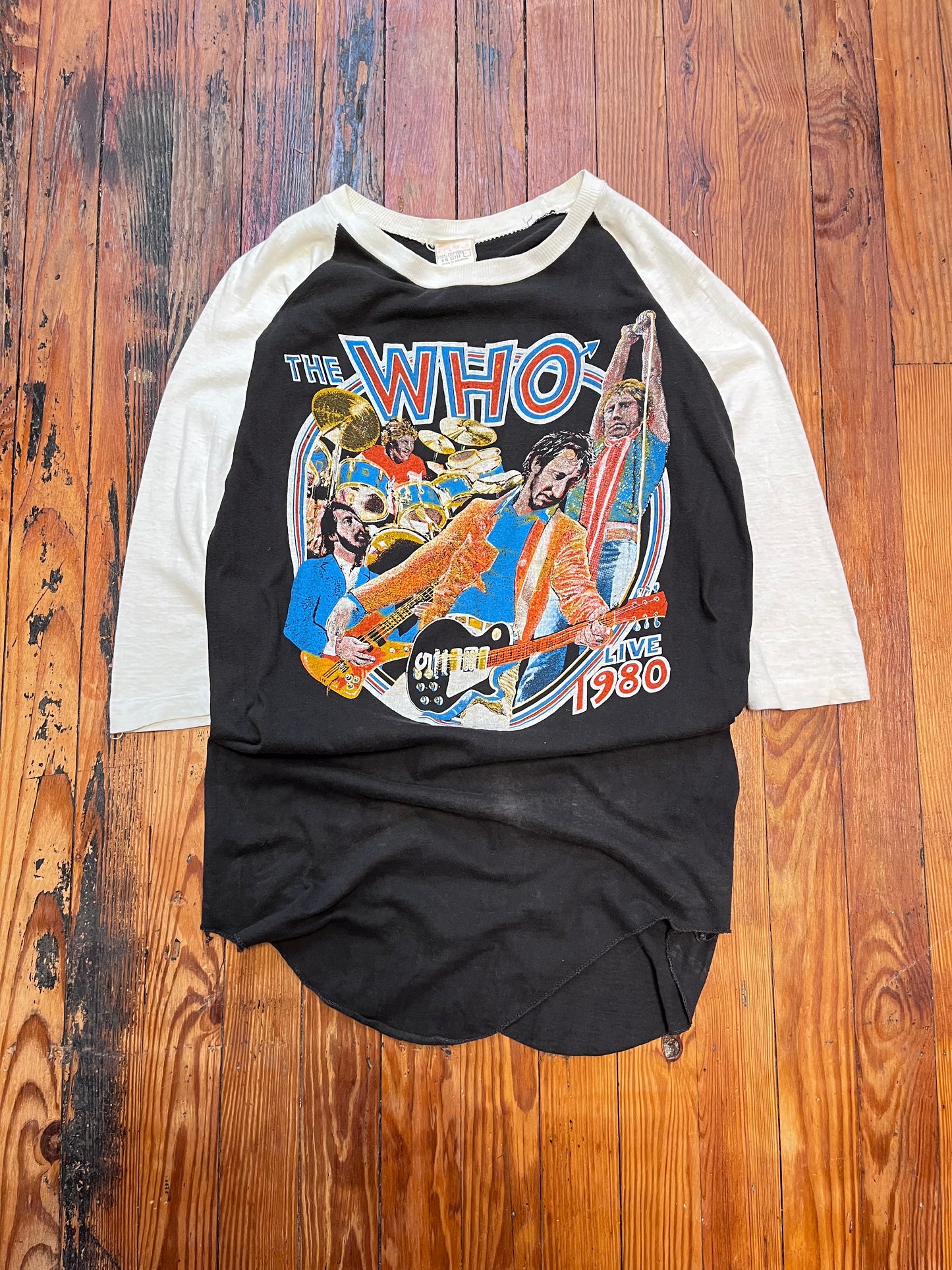 The Who Live In Concert Raglan 1980 - Large