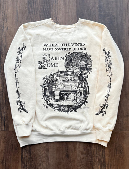 Cabin Home Crewneck - Cream