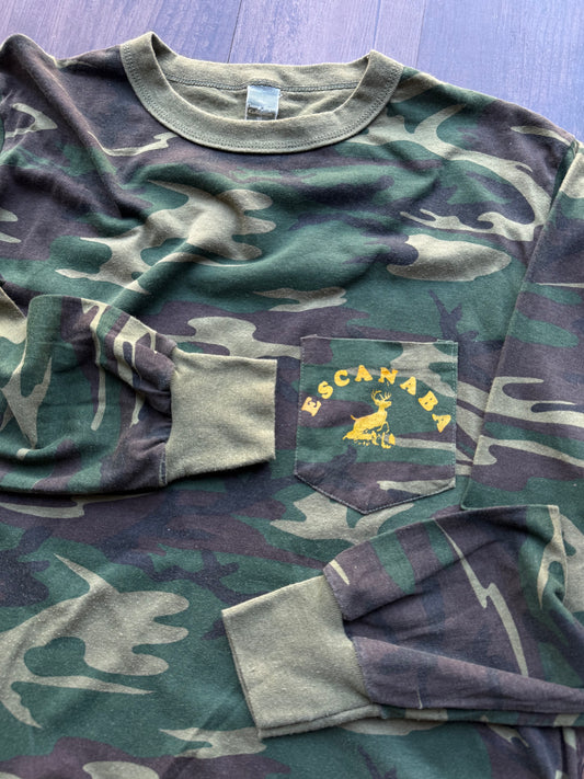 Escanaba Longsleeve - Large (VINTAGE UPCYCLED)