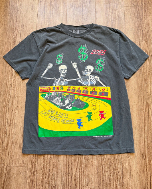 Deadhead Derby Tee - Charcoal