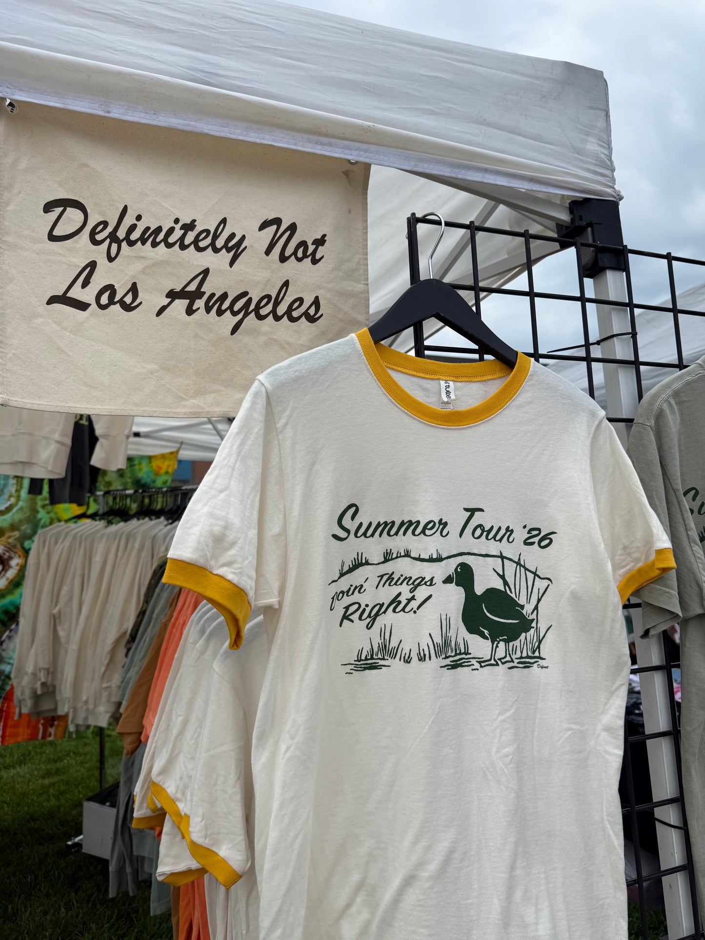 Summer 2026 Tee - Yellow Ringer