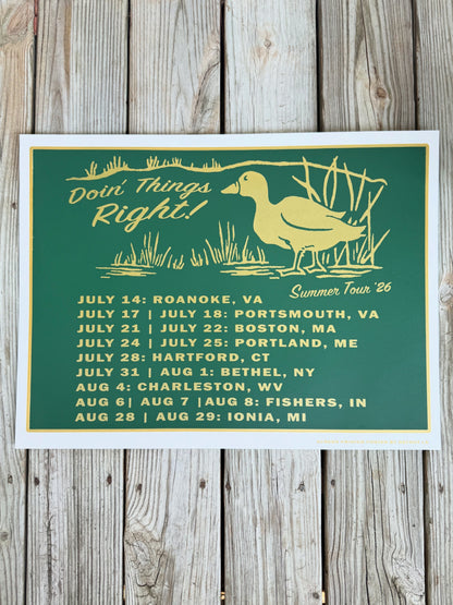 Summer 2026 Poster 18x24 (Green Variant - Edition of 15)