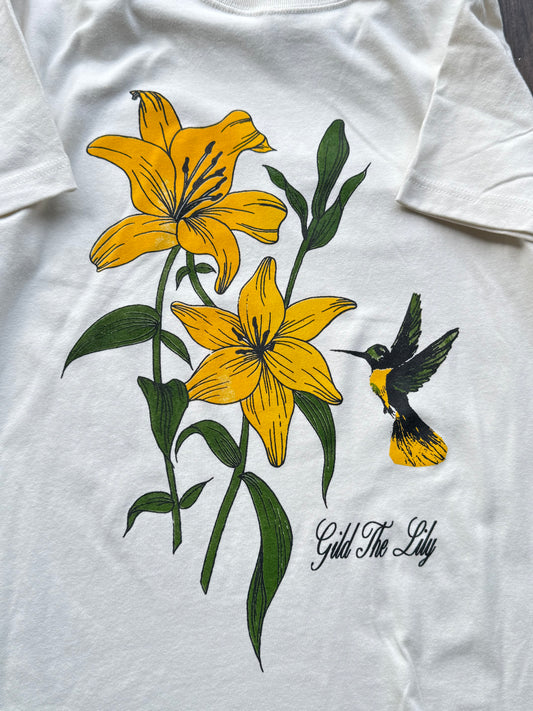 Gild The Lily Tee - Cream