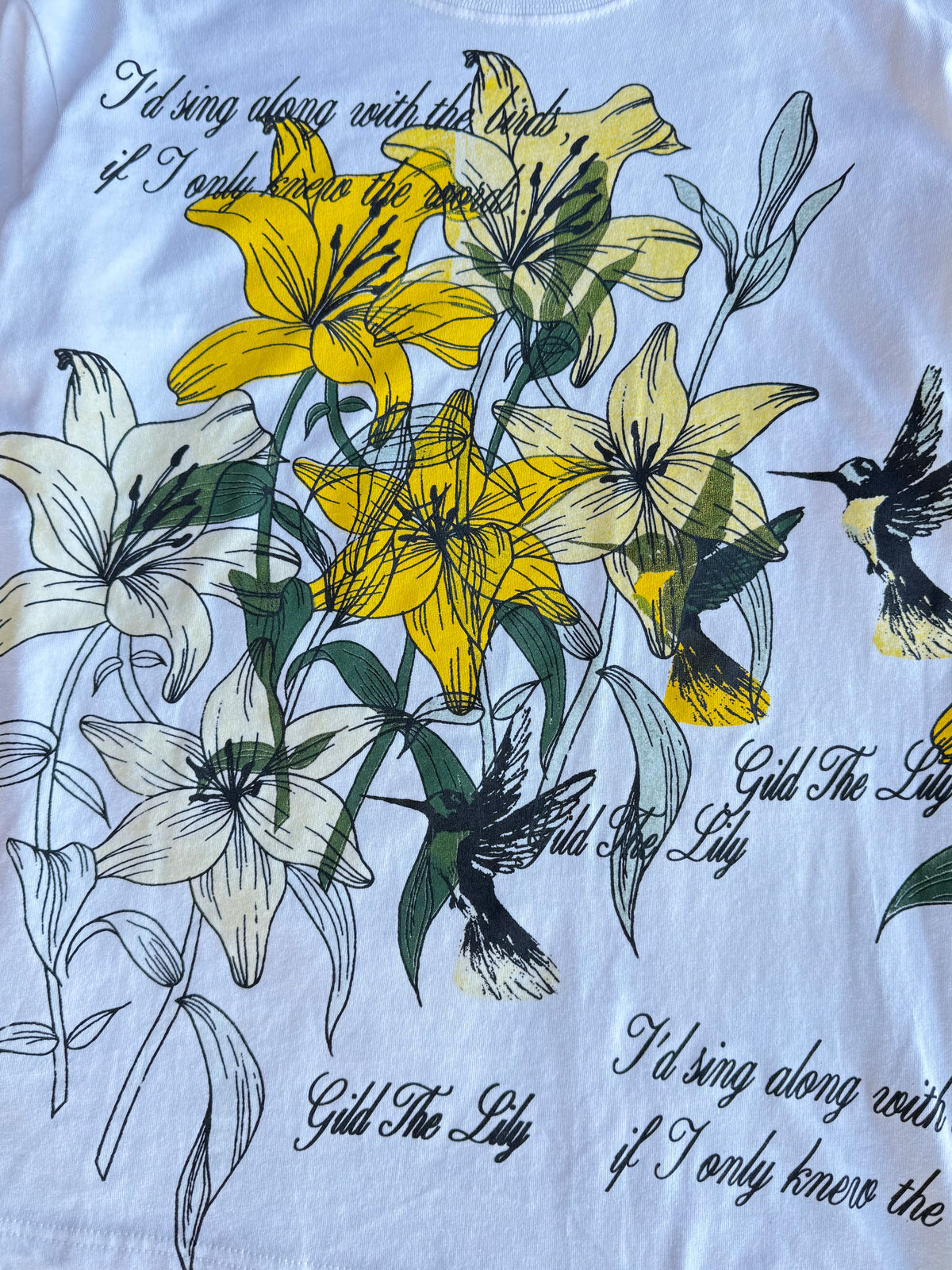 Lily Test Print Tee - Medium