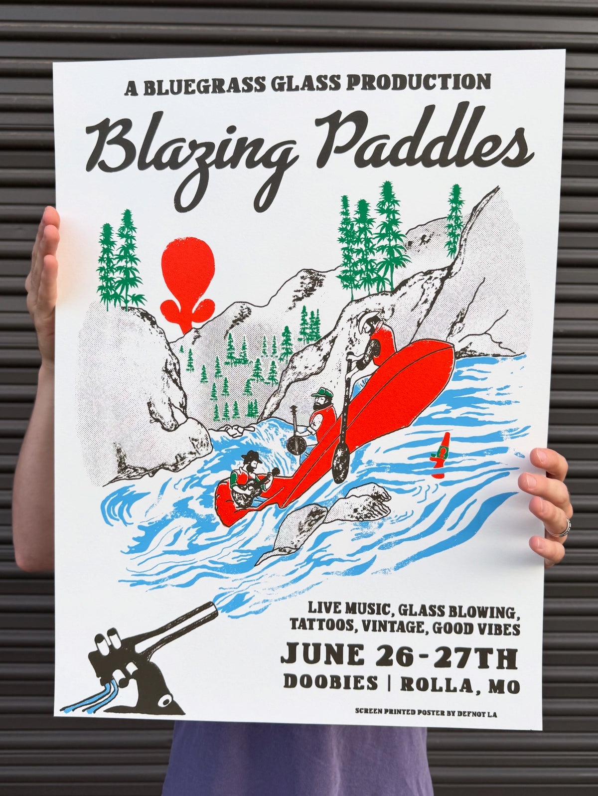Blazing Paddles 2026 Poster 18x24 (Ivory - Edition of 50)