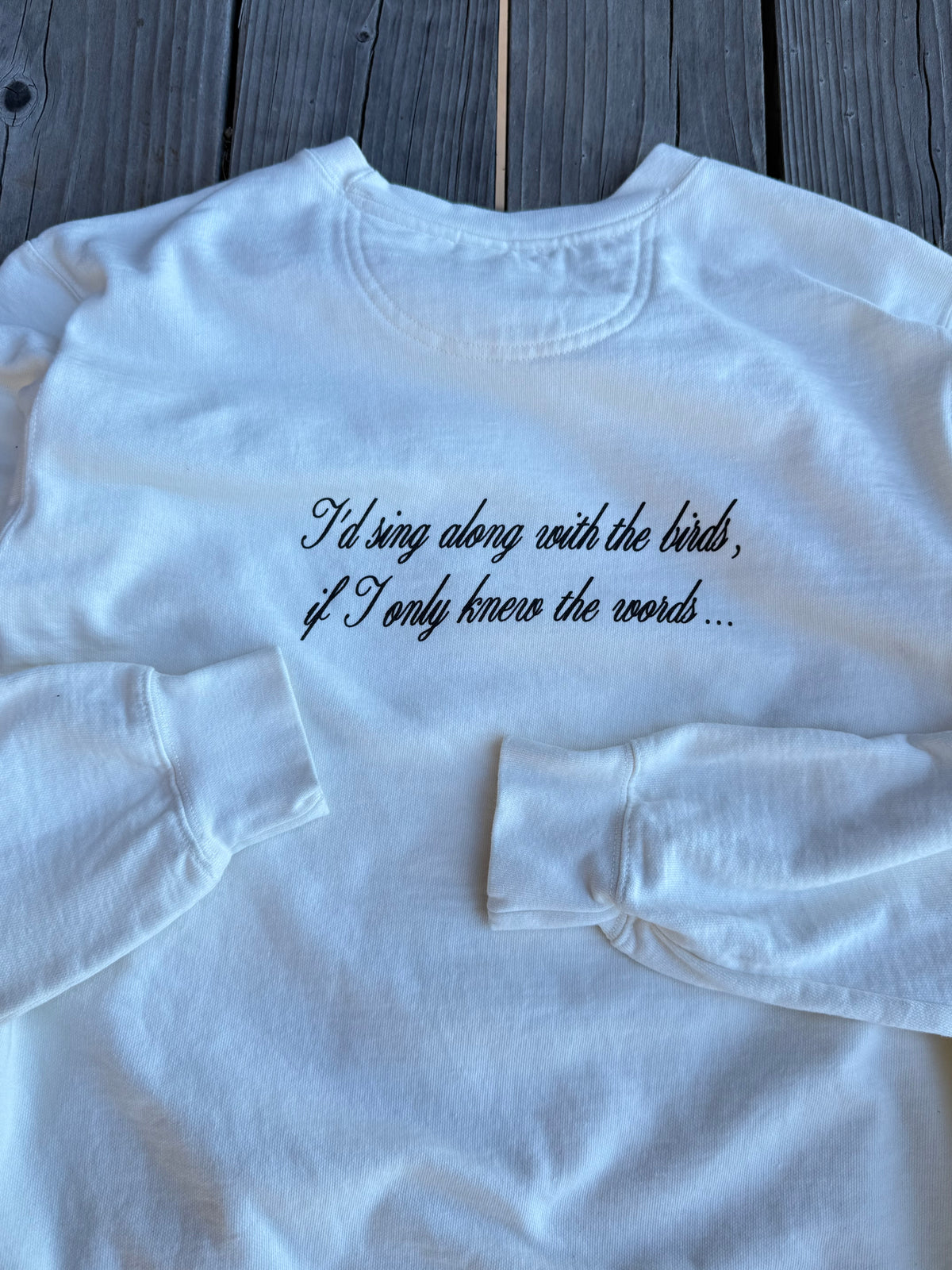 Lily Crewneck - Cream (PRE-ORDER)