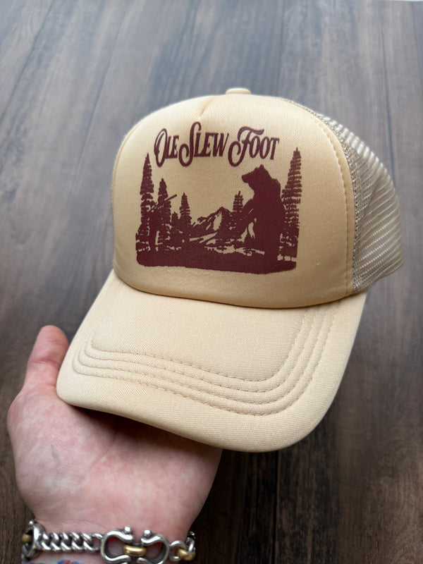 Ole Slew Foot Trucker Hat - Cream