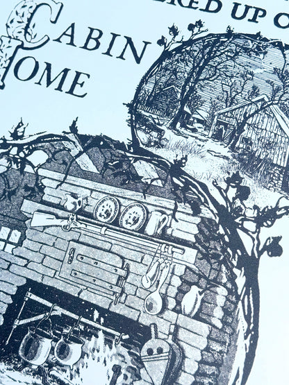 Cabin Home Poster 13x19 - Ivory